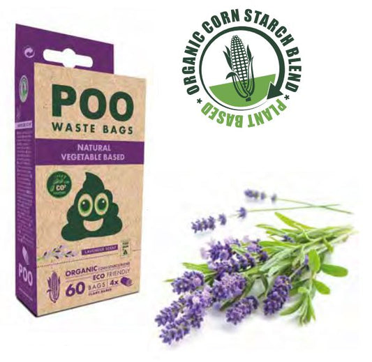 Bolsas Higiénicas Eco Poo Lavanda - 60 unidades