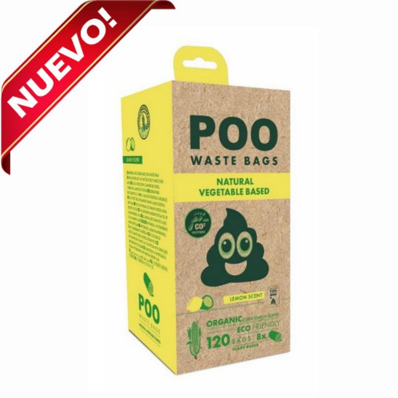 Bolsas Higiénicas Eco Poo Limón - 120 unidades