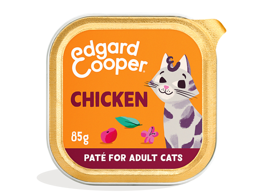 Paté de pollo sin cereales para gatos | Edgard & Cooper