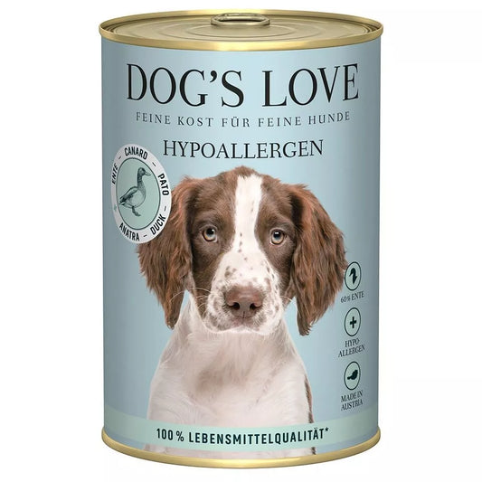 Dog's Love  Pato con topinambur & zanahoria hipoalergénico para perros