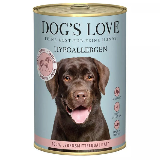 Dog's Love Caballo con chirivías & tomates Hipoalergenico para perros