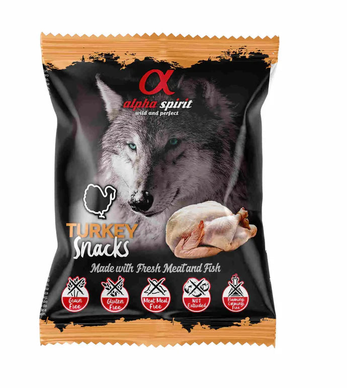 Alpha Spirit Snack de Pavo 50 gr