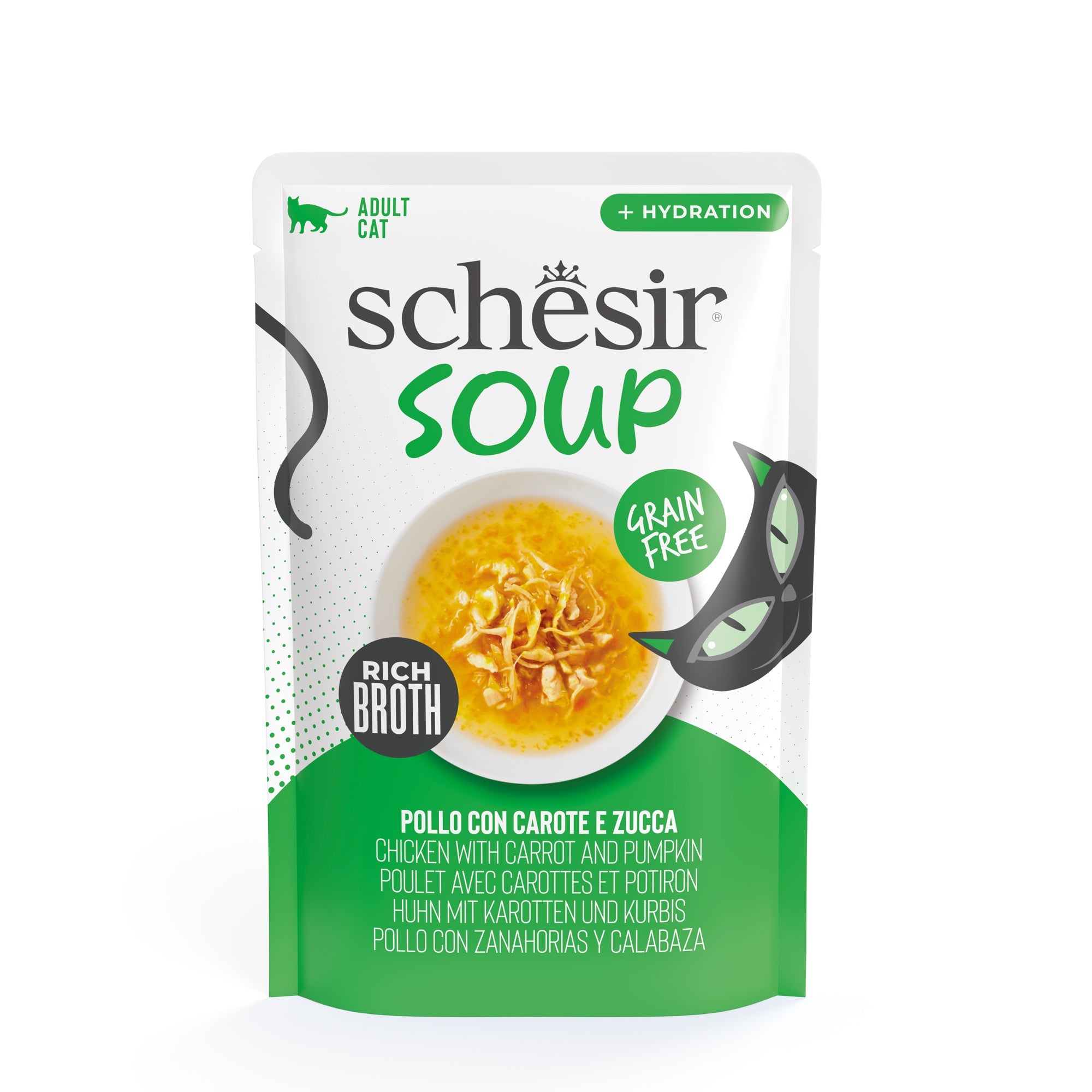 Pollo con calabaza en sopa