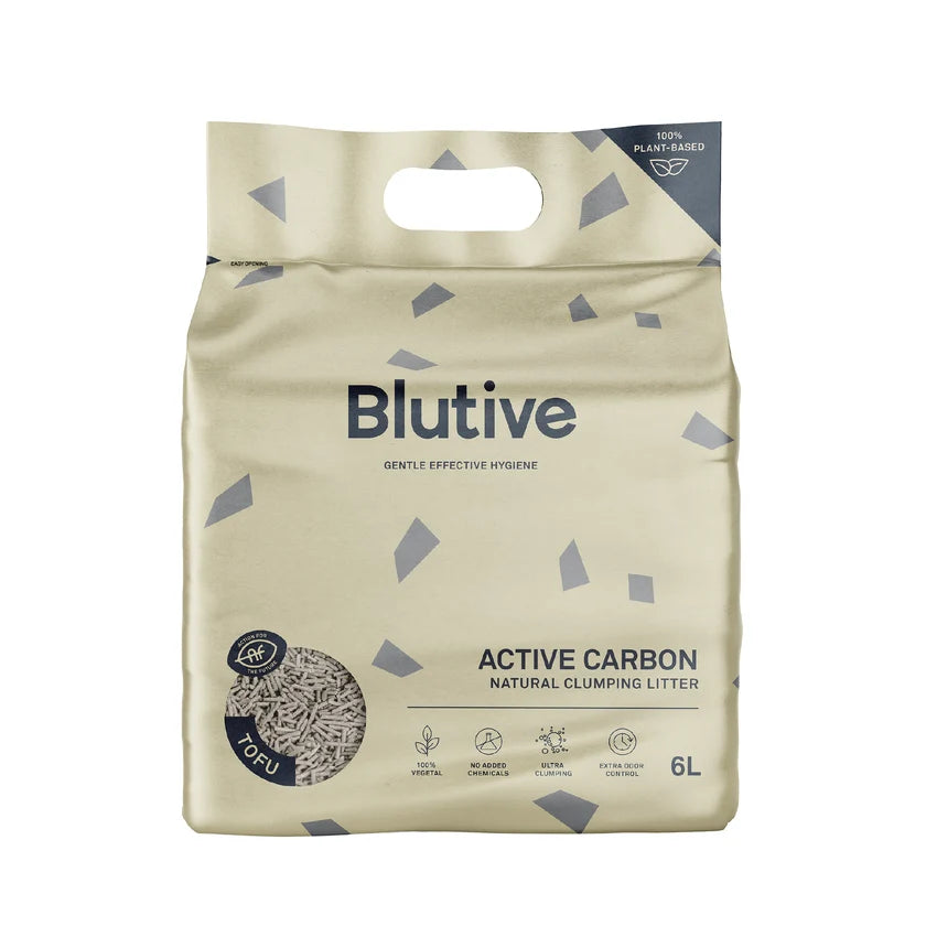 Blutive Lecho Natural Aglomerante de Tofu con Carbón Activo 6L