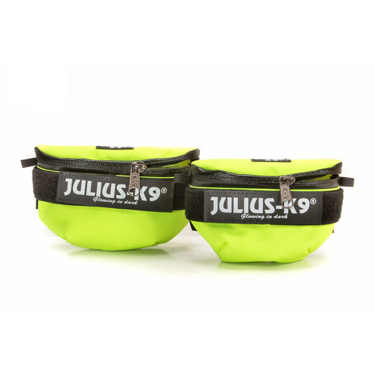 Bolsas para Arnés Julius-K9 IDC, 2 uds, Neón
