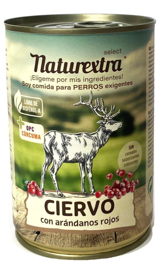 Naturextra de Ciervo para perros 400g