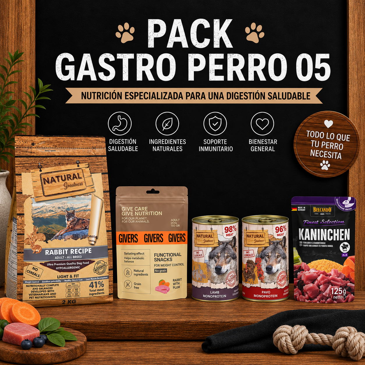 PACK GASTRO PERRO 5
