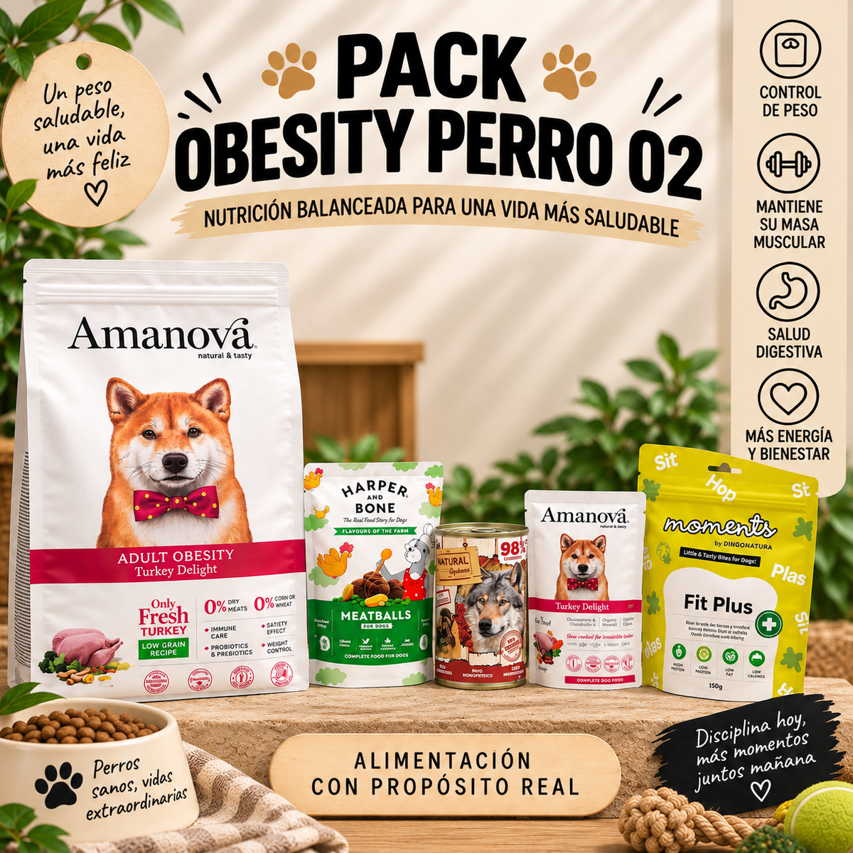 PACK OBESIDAD PERRO 2