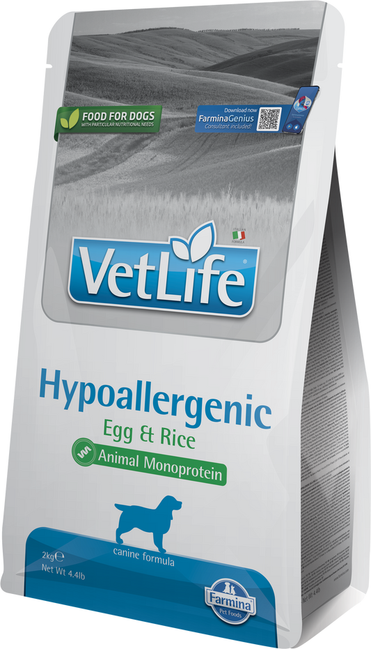 FARMINA VET LIFE DOG HYPOALLERGENIC HUEVO