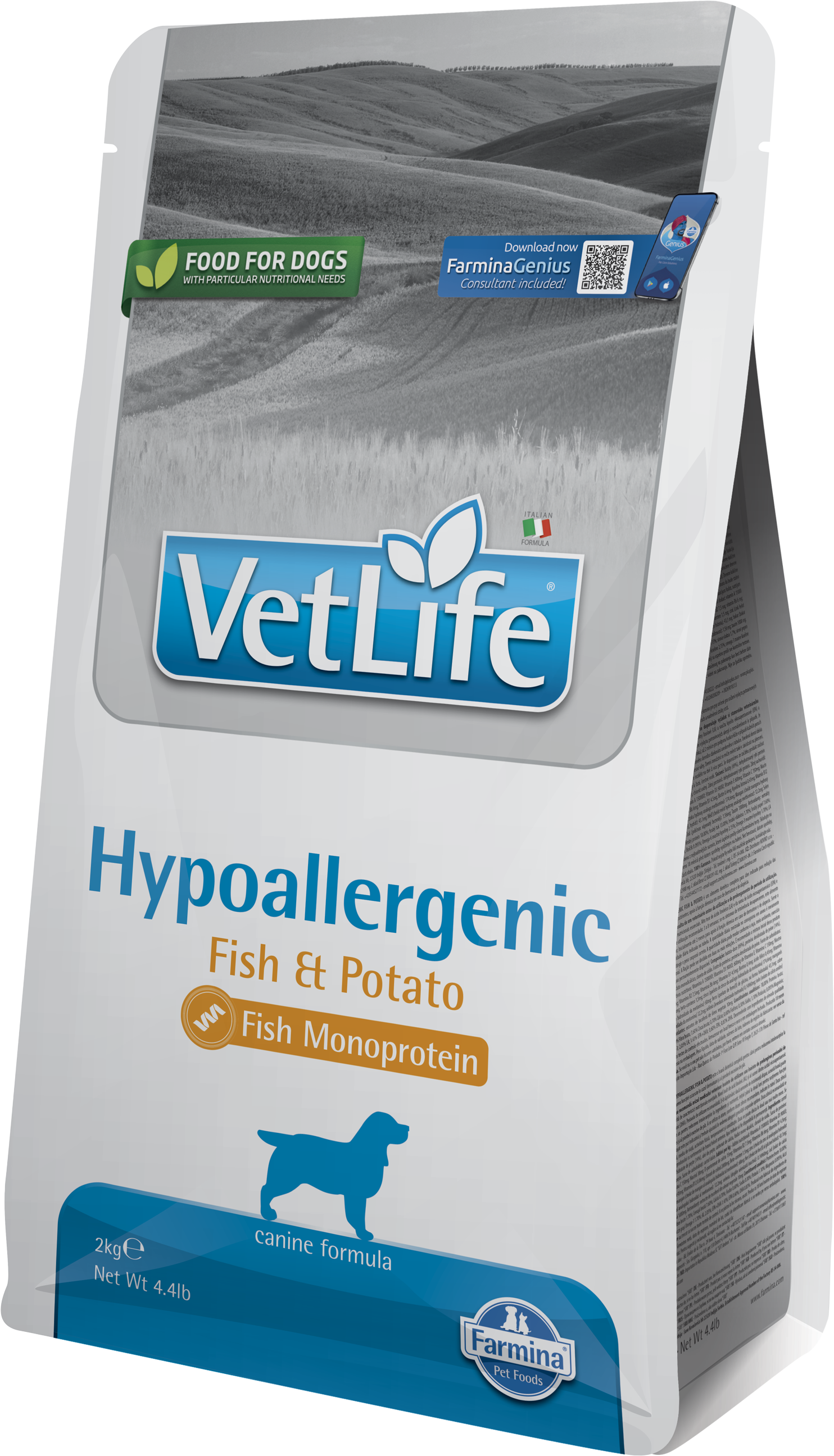 FARMINA VET LIFE DOG HYPOALLERGENIC PESCADO