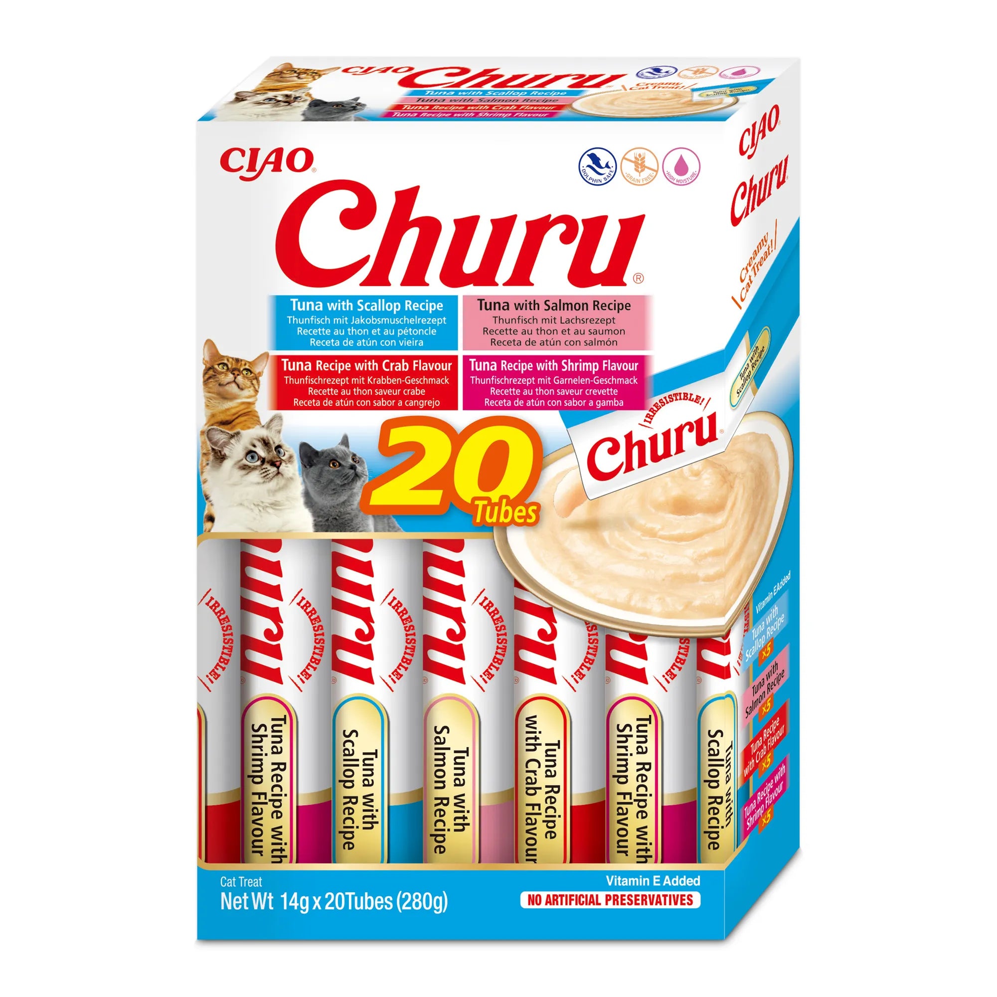Churu Multipack Tuna Seafood Varieties 20P