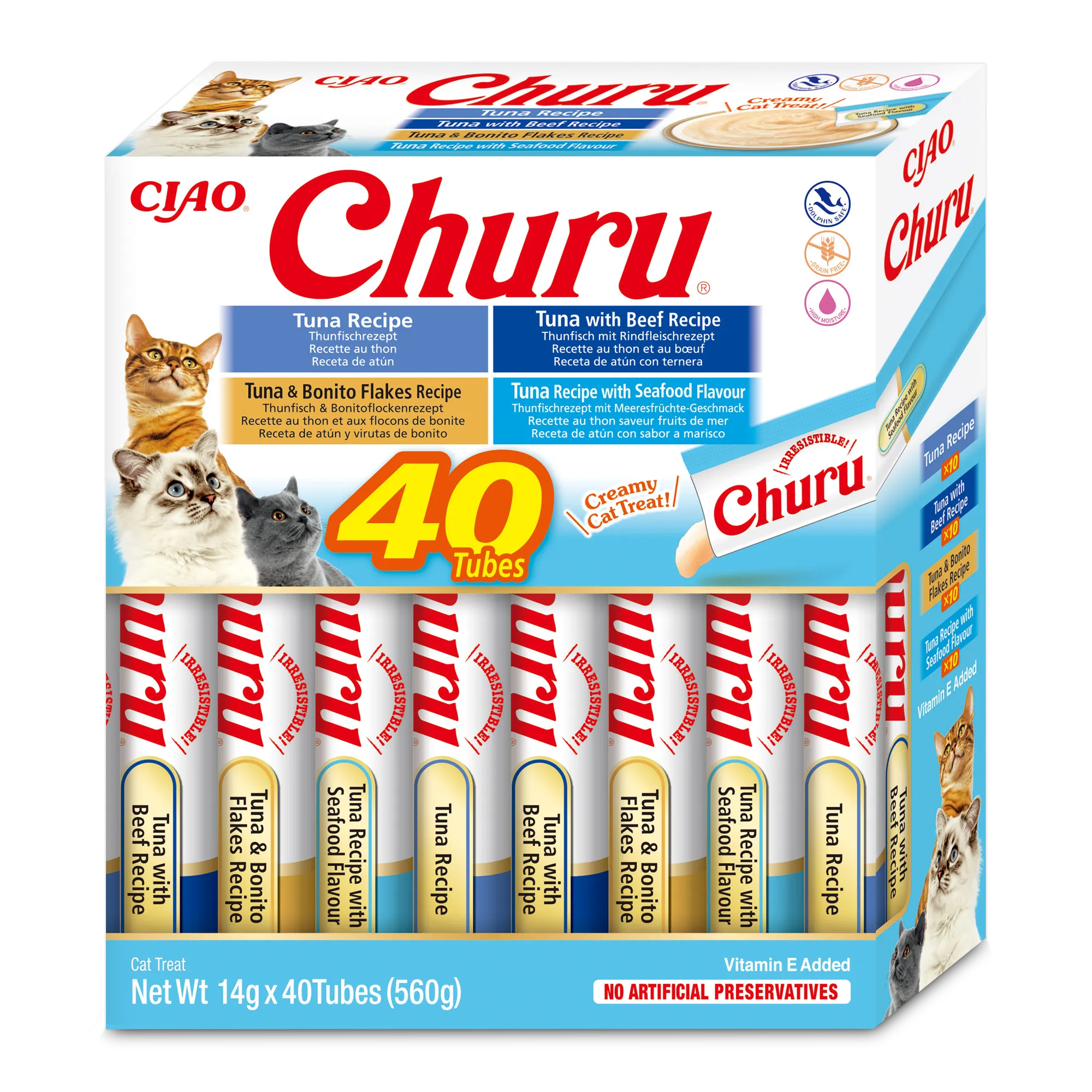 Churu Multipack Tuna Varieties 40P