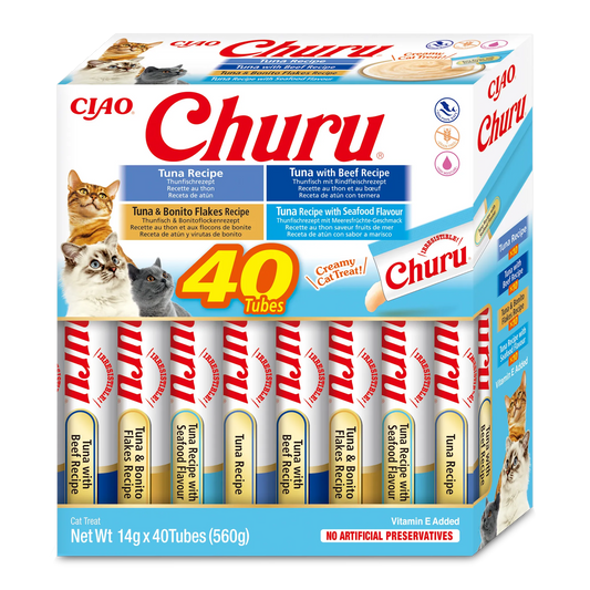 Churu Multipack Tuna Varieties 40P