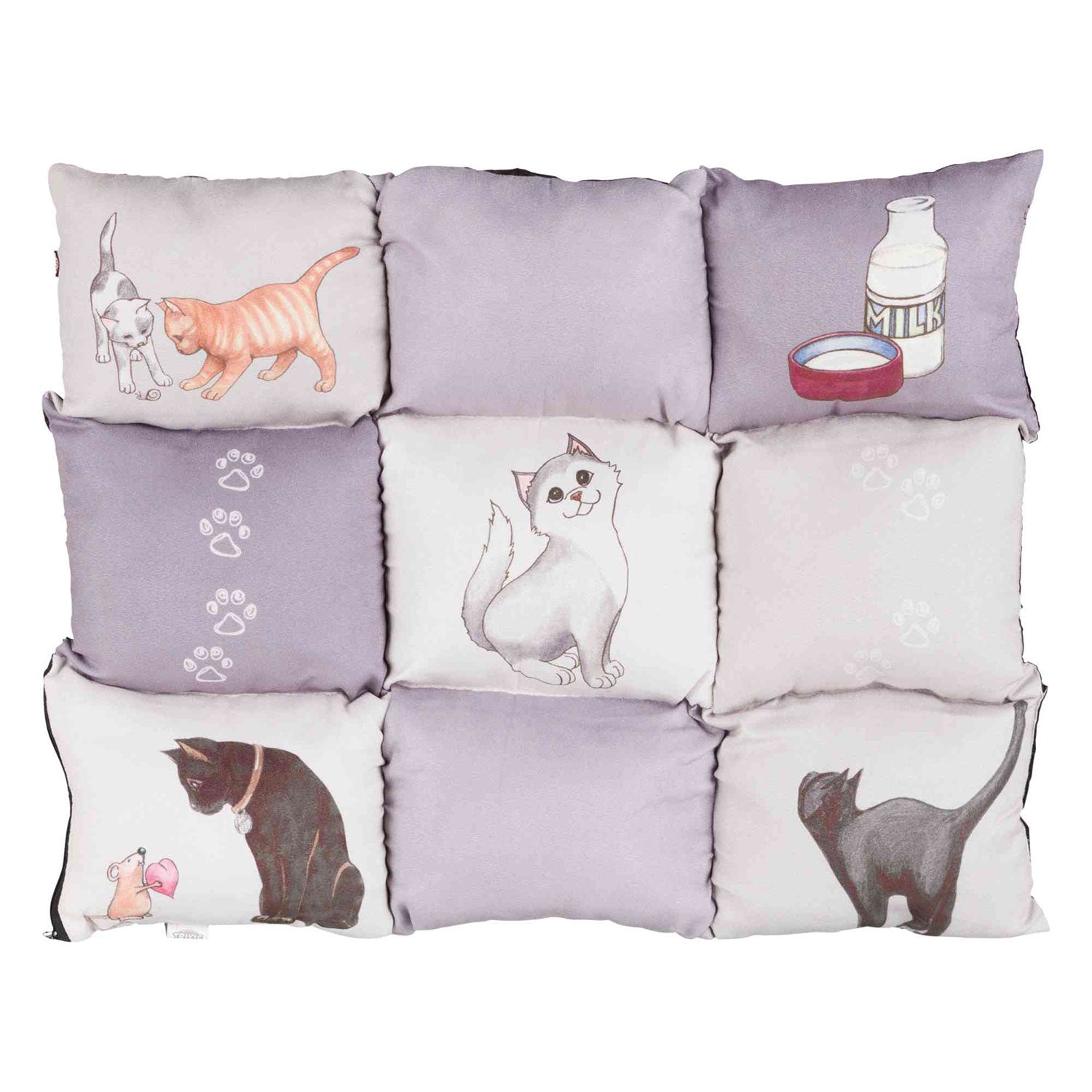 Colchoneta Patchwork Cat