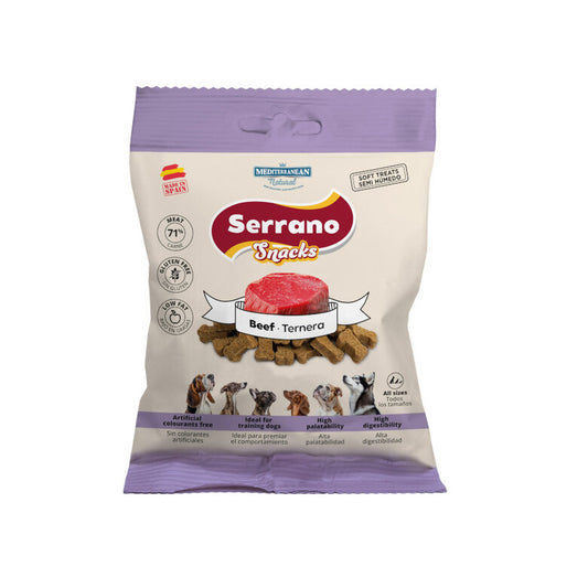 85 g Mediterranean Natural Serrano Galletas Buey para perros