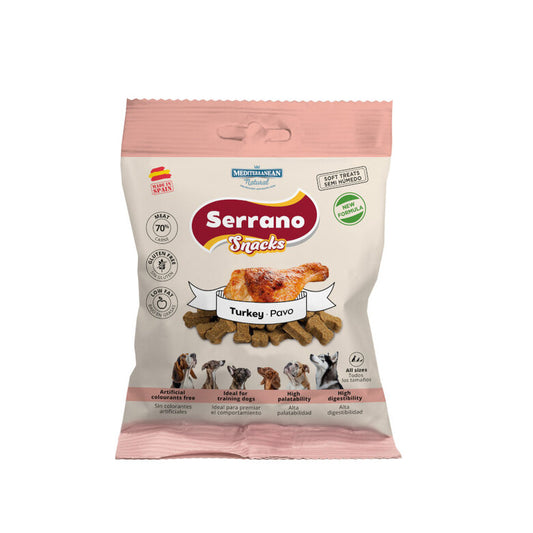 85 g Mediterranean Natural Serrano Galletas Pavo para perros