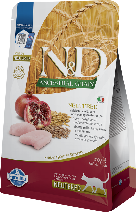 FARMINA ND CAT ANCESTRAL NEUTERED POLLO