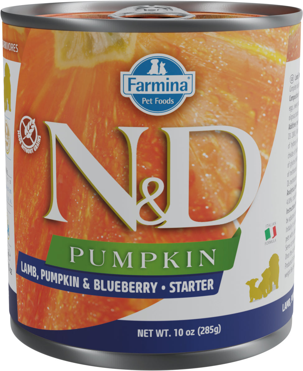 FARMINA ND DOG PUMPKIN CORDERO STARTER PUPPY