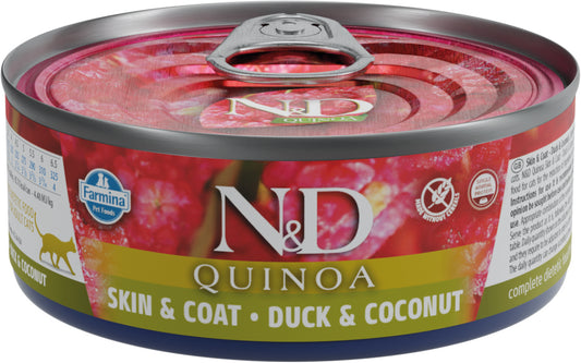 FARMINA ND CAT QUINOA SKIN COAT PATO