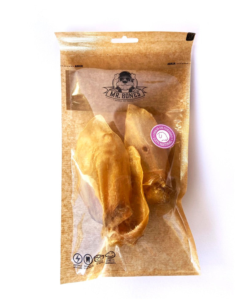 Oreja de cordero para perros  Snack dental 100% Natural