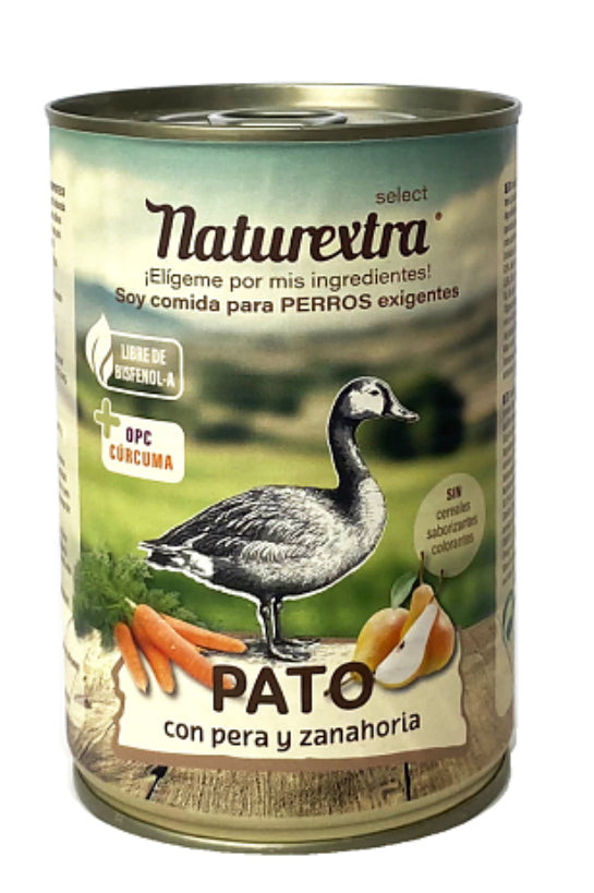 Naturextra de Pato para perros 400g