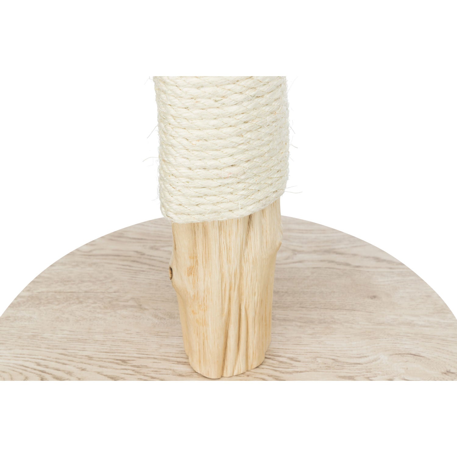 Poste rascador, madera natural