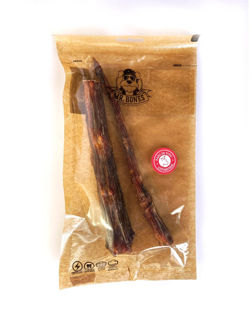 Rabo de toro para perros  Snack dental 100% Natural