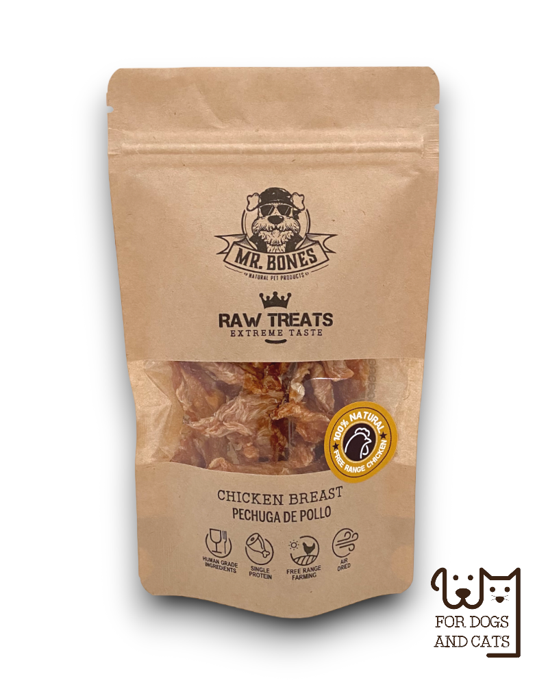 Raw Treats Pechuga de pollo  Snack natural para perro y gato