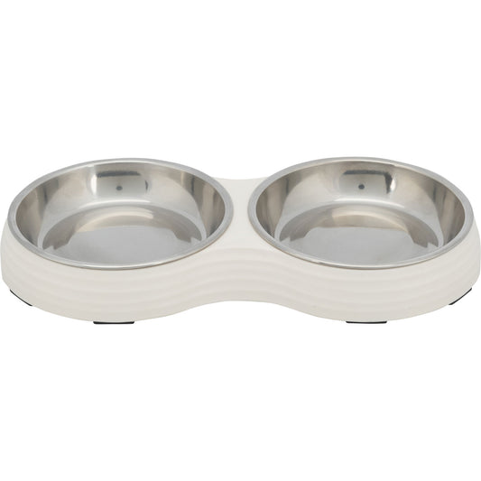 Set Comederos, melamina/acero inoxidable