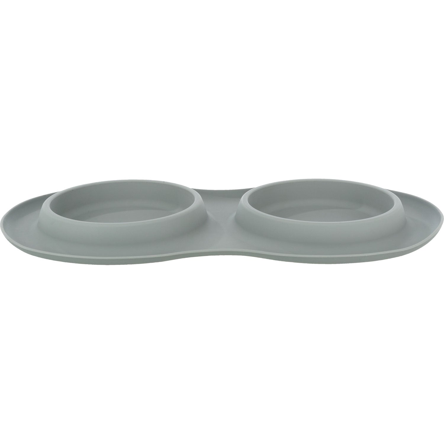 Set de comederos, silicona/acero inoxidable