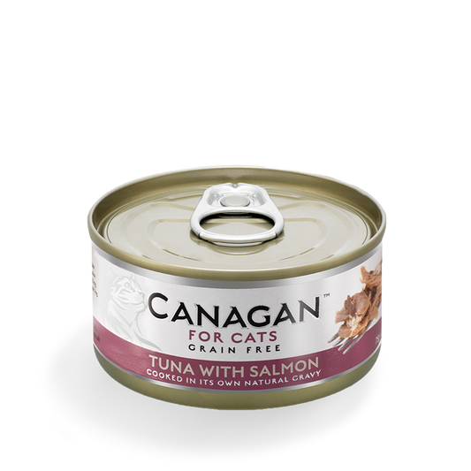 Canagan Comida húmeda para gatos de atún con salmón 75g