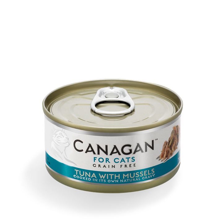 Comida húmeda para gatos atún con mejillones