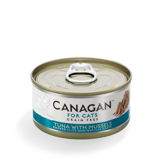 Canagan Comida húmeda para gatos atún con mejillones 75g