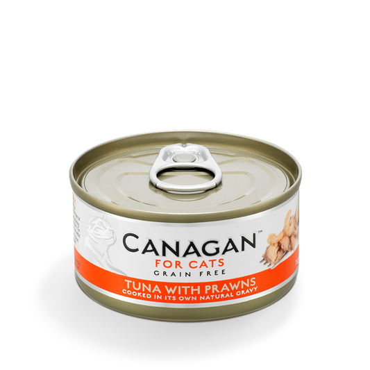 Canagan Comida húmeda para gatos atún con gambas 75g