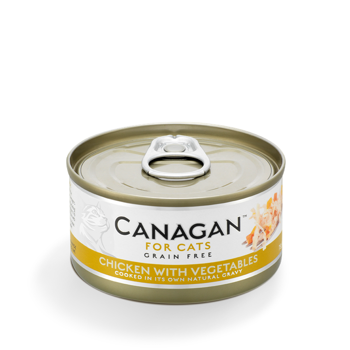 Canagan Lata Atún con verduras para gatos 75g