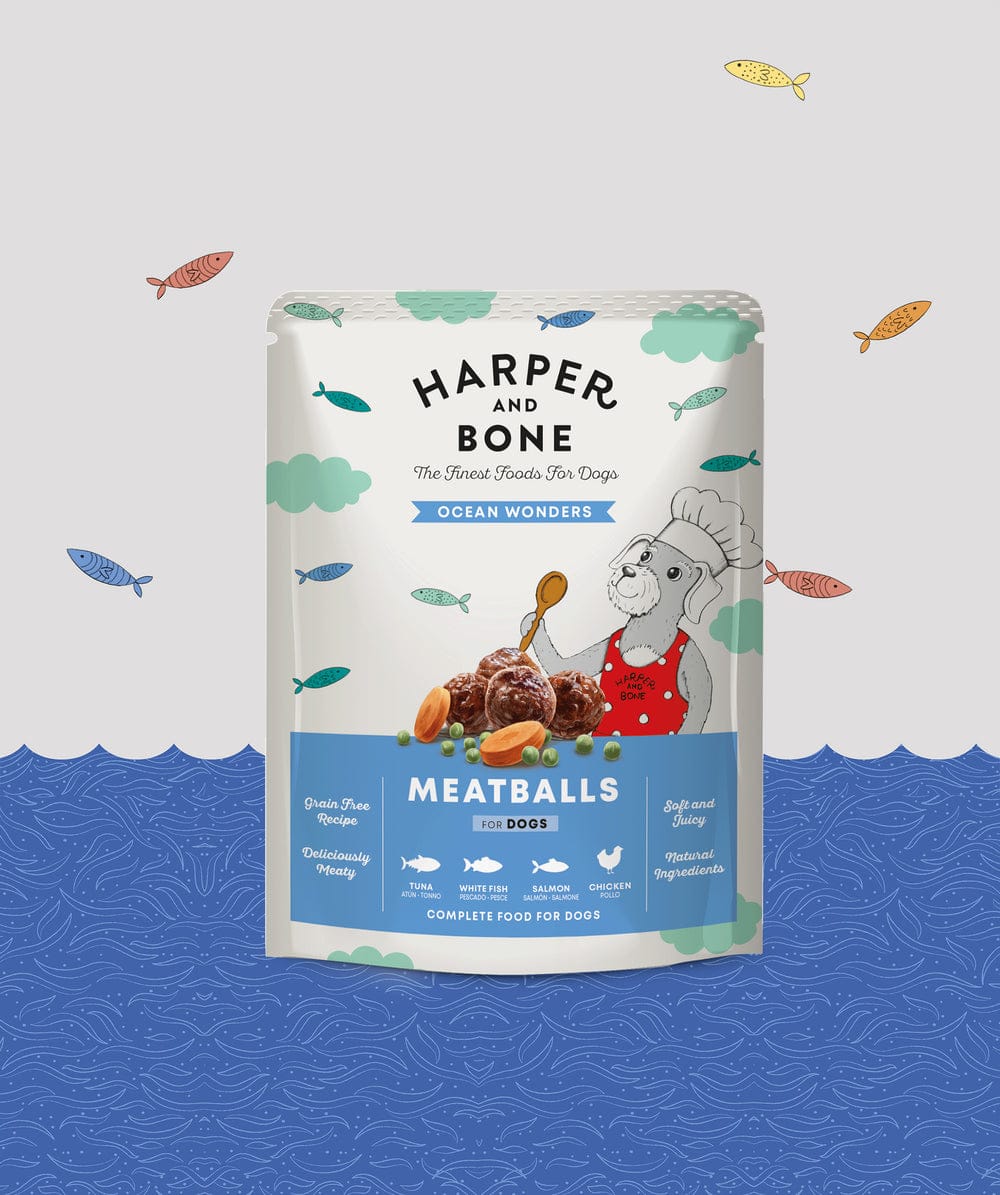 Harper and Bone Albóndigas para perros Ocean Wonders 100g