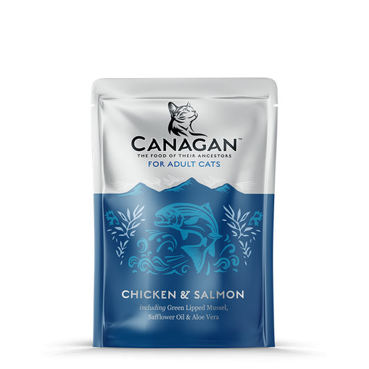 Canagan Paté Pollo y salmón para gatos 85g