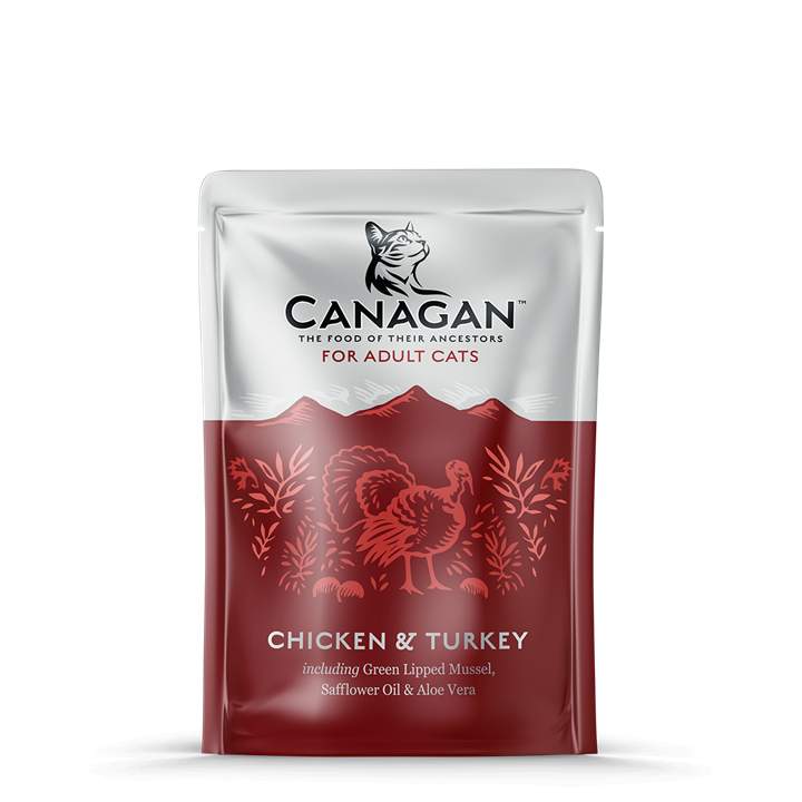 Canagan Paté Pollo y pavo para gatos 8x85g