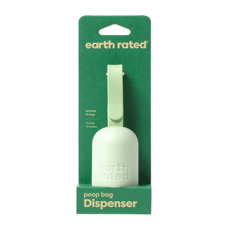 Earth Rated - Pack Dispensador y 15 Bolsas Higiénicas para perros