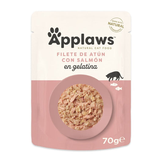 Applaws - Sobres Filetes Atún Y Salmón En Gelatina Para Gatos