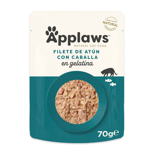 Applaws - Atún y Caballa en gelatina sobre para gatos