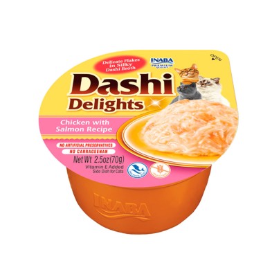 Churu Dashi Delights de Pollo con Salmón 70 gr