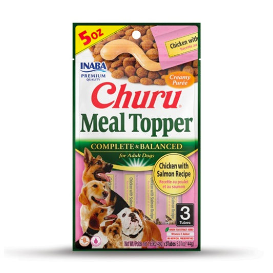 Churu Meal Topper DOG Pollo con Salmón 4x14gr