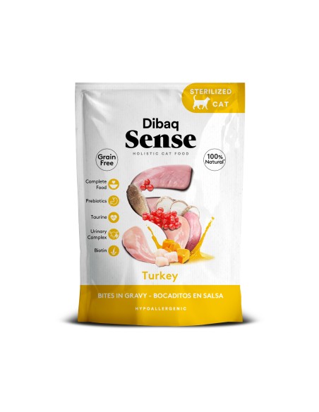 Dibaq Sense Bocaditos en salsa de Pavo 100g