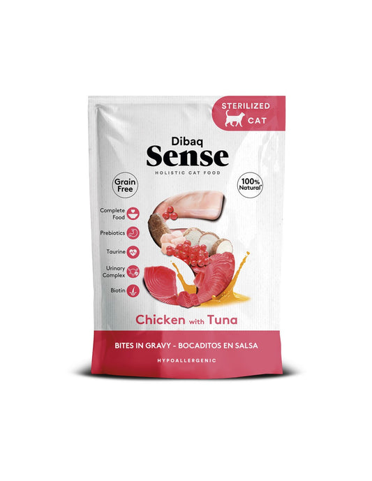 Dibaq Sense Bocaditos en salsa Pollo con Atún 100g