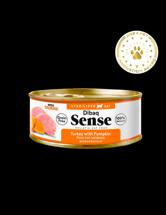 Dibaq Sense Cat Esterilizado Pavo con Calabaza