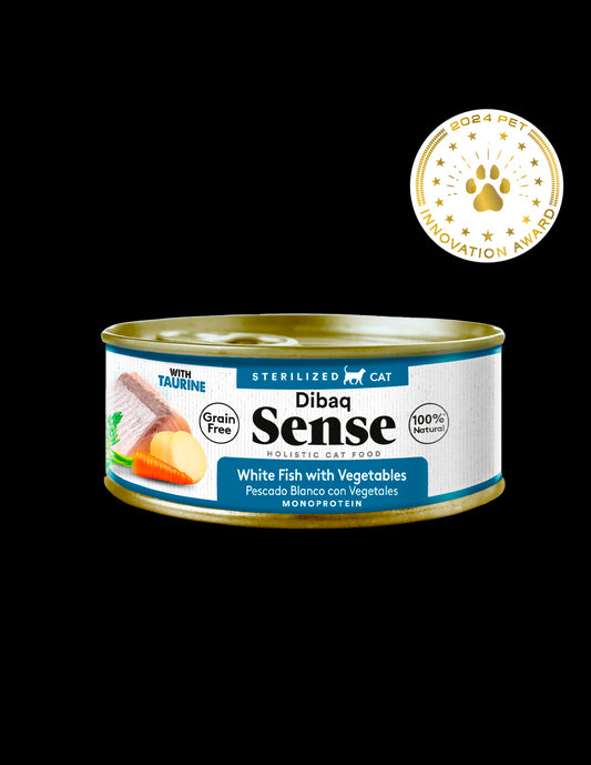 Dibaq Sense Cat Esterilizado Pescado blanco con vegetales