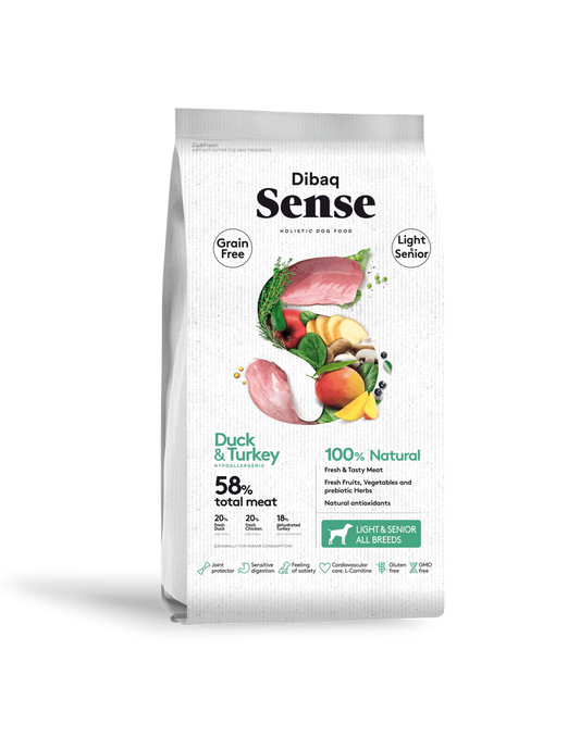 Dibaq Sense Grain Free Pato y Pavo Light or Senior