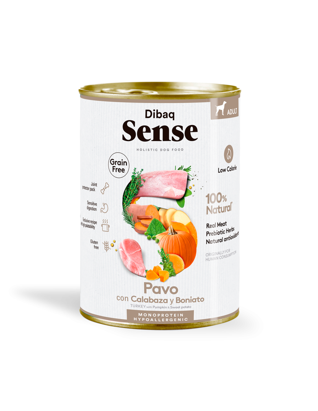 Dibaq Sense Grain Free Pavo y Calabaza