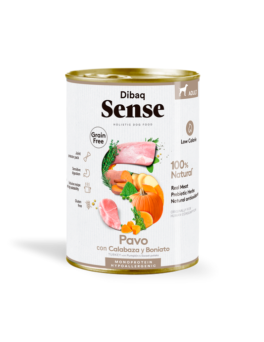 Dibaq Sense Grain Free Pavo y Calabaza
